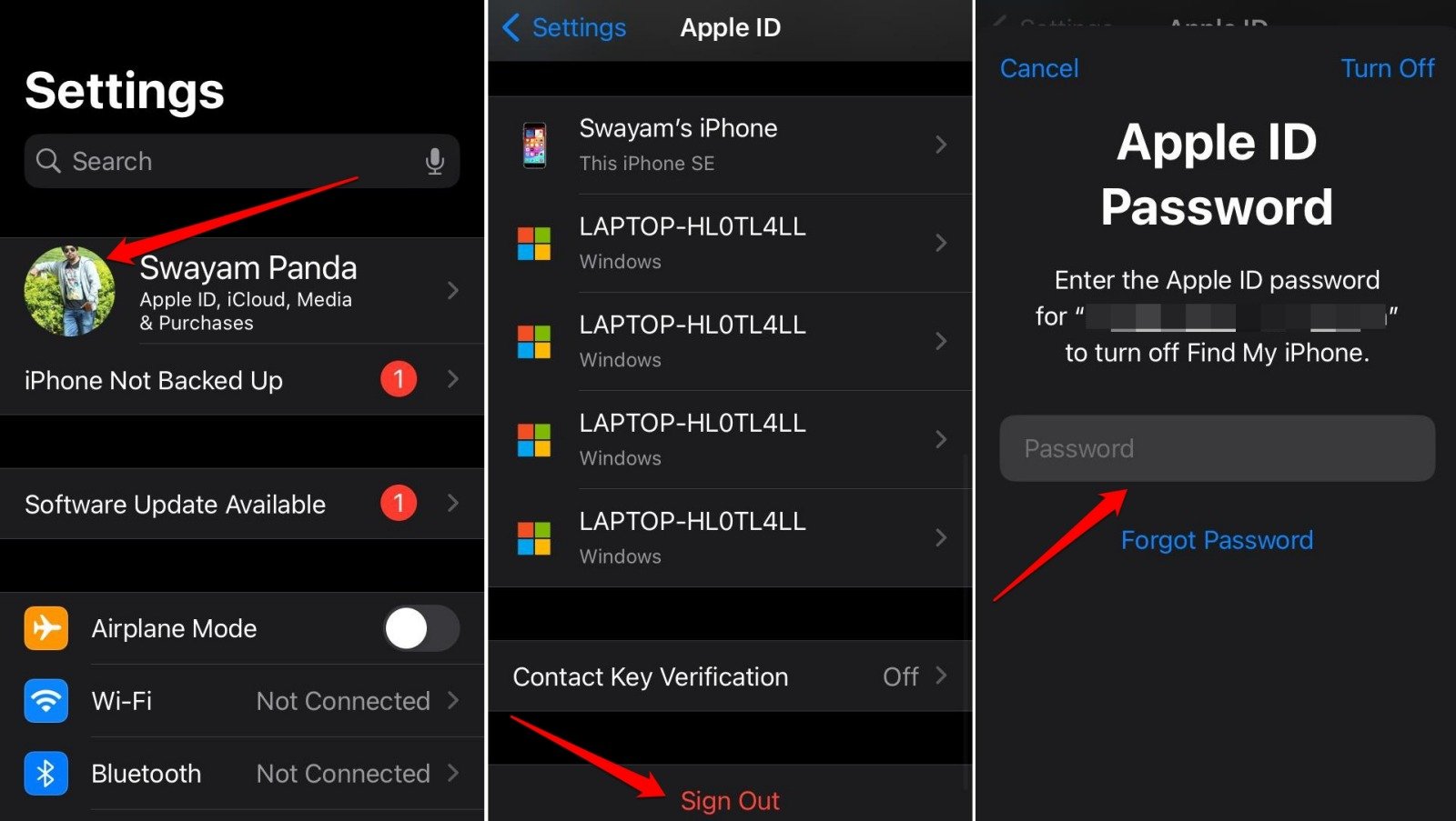 How to Turn Off Verification Required on App Store 2 sign out of apple ID