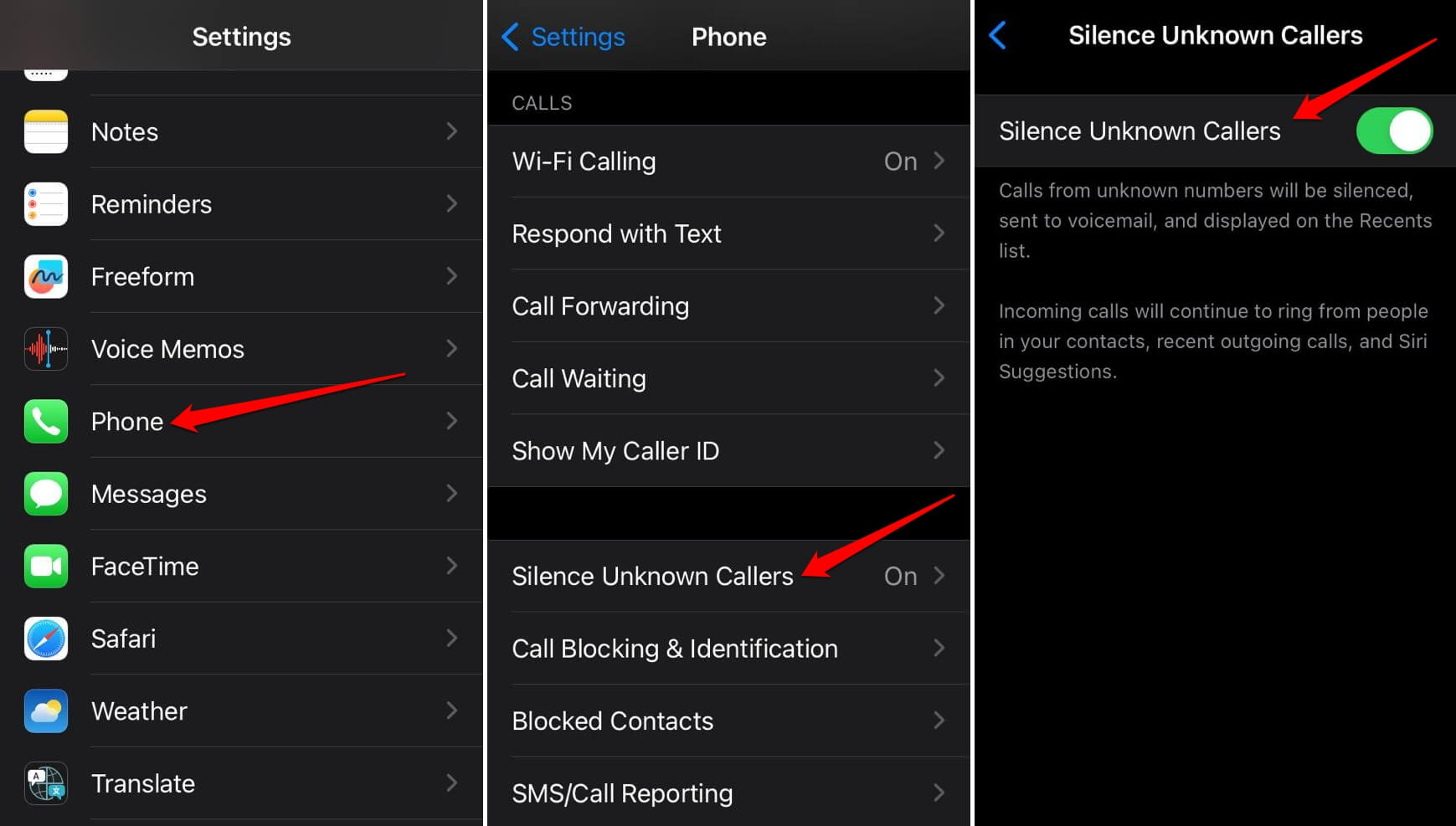 How to Silence Calls on iPhone 10 silence unknown callers on iPhone