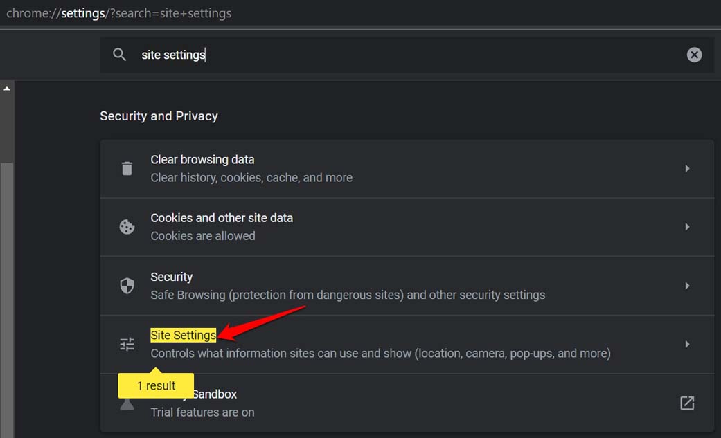 How to Fix Images Not Loading in Chrome? 2 site settings of Chrome