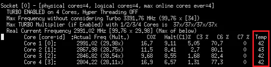 How to Check CPU and Hardware Temperature in Linux? 29 snap of the temperature stats on the official site