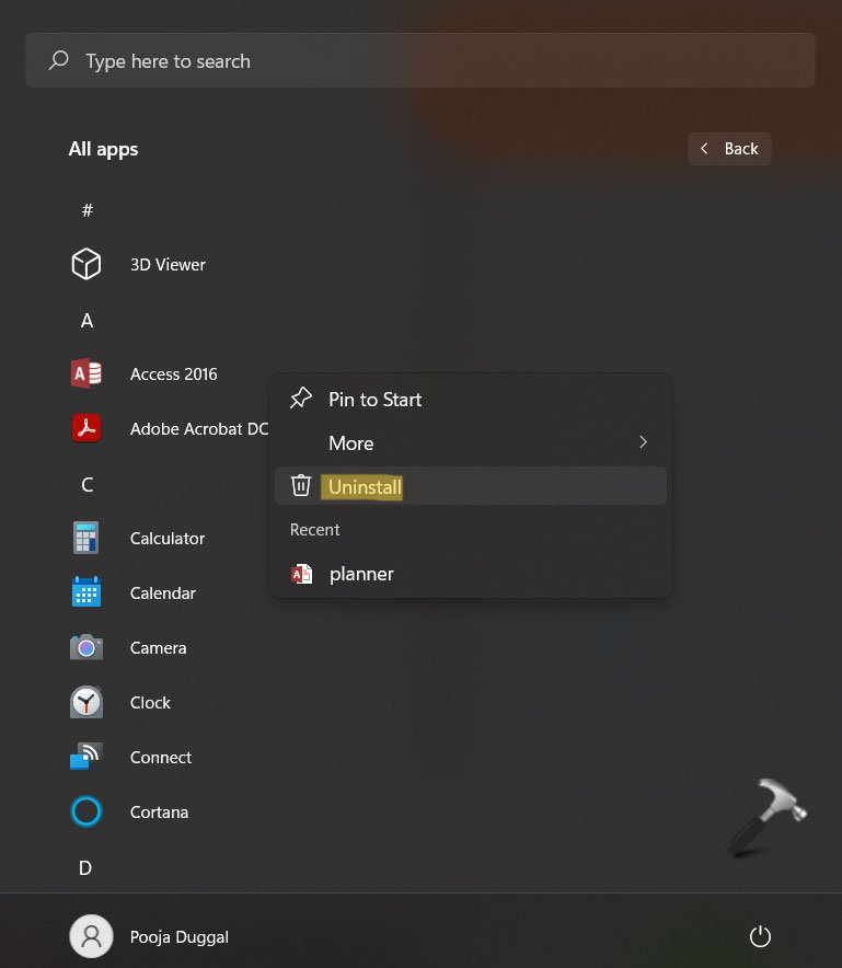 How to Remove Preinstalled Applications on Windows 11 5 Remove Preinstalled Windows Apps Using the Start Menu