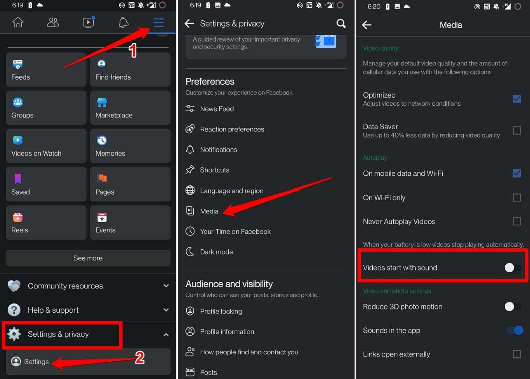 How to Autoplay (Auto-Scroll) Short FaceBook Videos? 4 start Facebook videos with sound