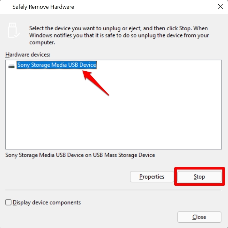 How To Safely Eject External Hard Drive On Windows 11? 3 stop USB drive