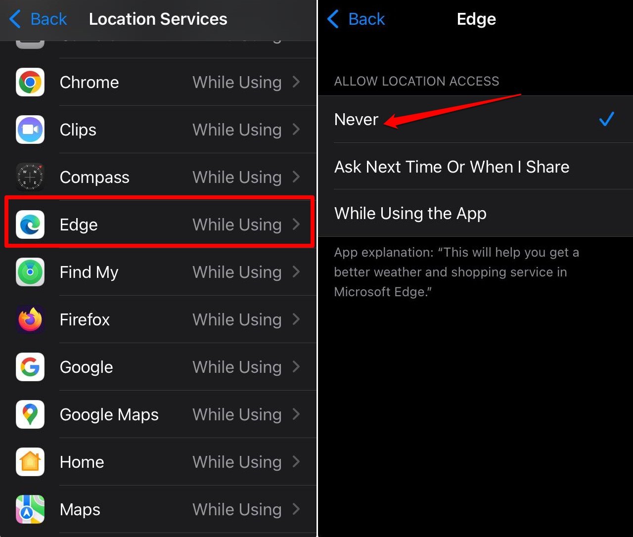 iPhone Settings you need to Change Right Now to improve iOS User Experience 5 stop apps from accessing your location on iPhone