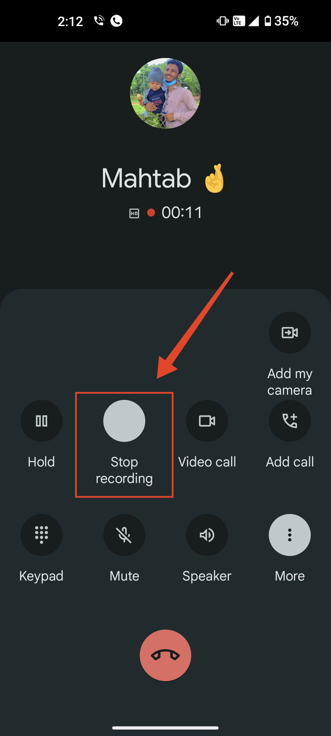 How to Record Calls on Nothing Phone 16 stop recording