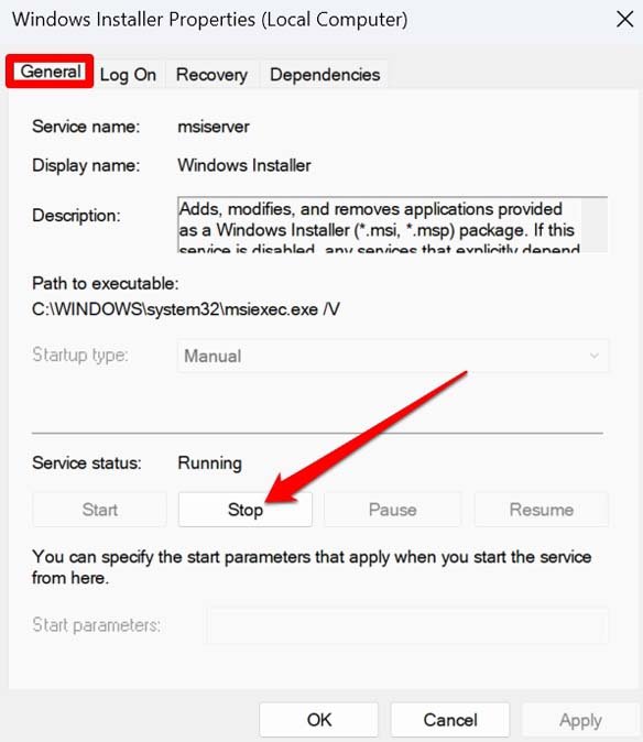 How to Fix Windows Installer Package Error? 11 stop windows installer