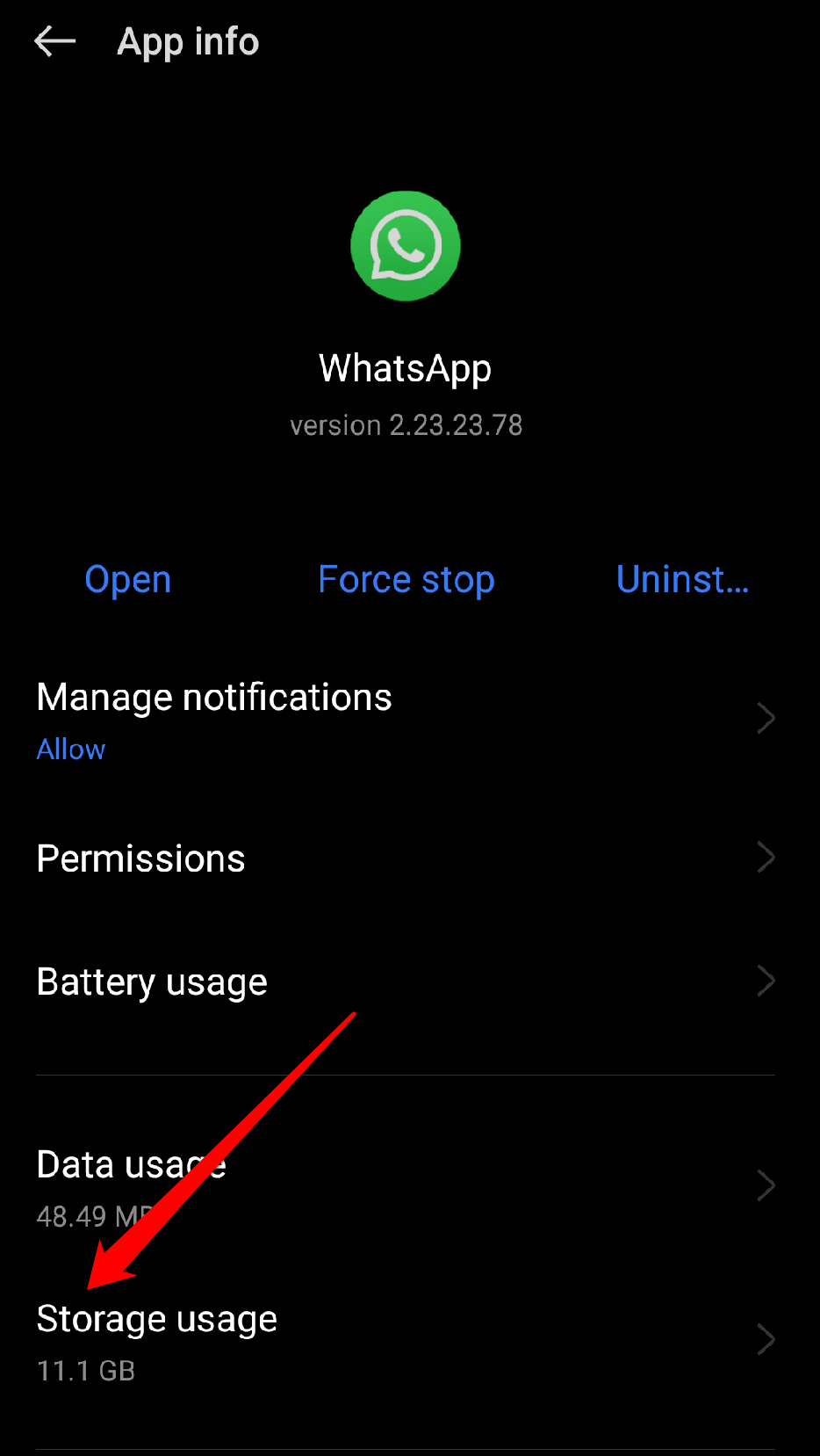 WhatsApp Not Showing Contact Names? How to Fix It 13 Now, tap on "Data usage" from the menu.