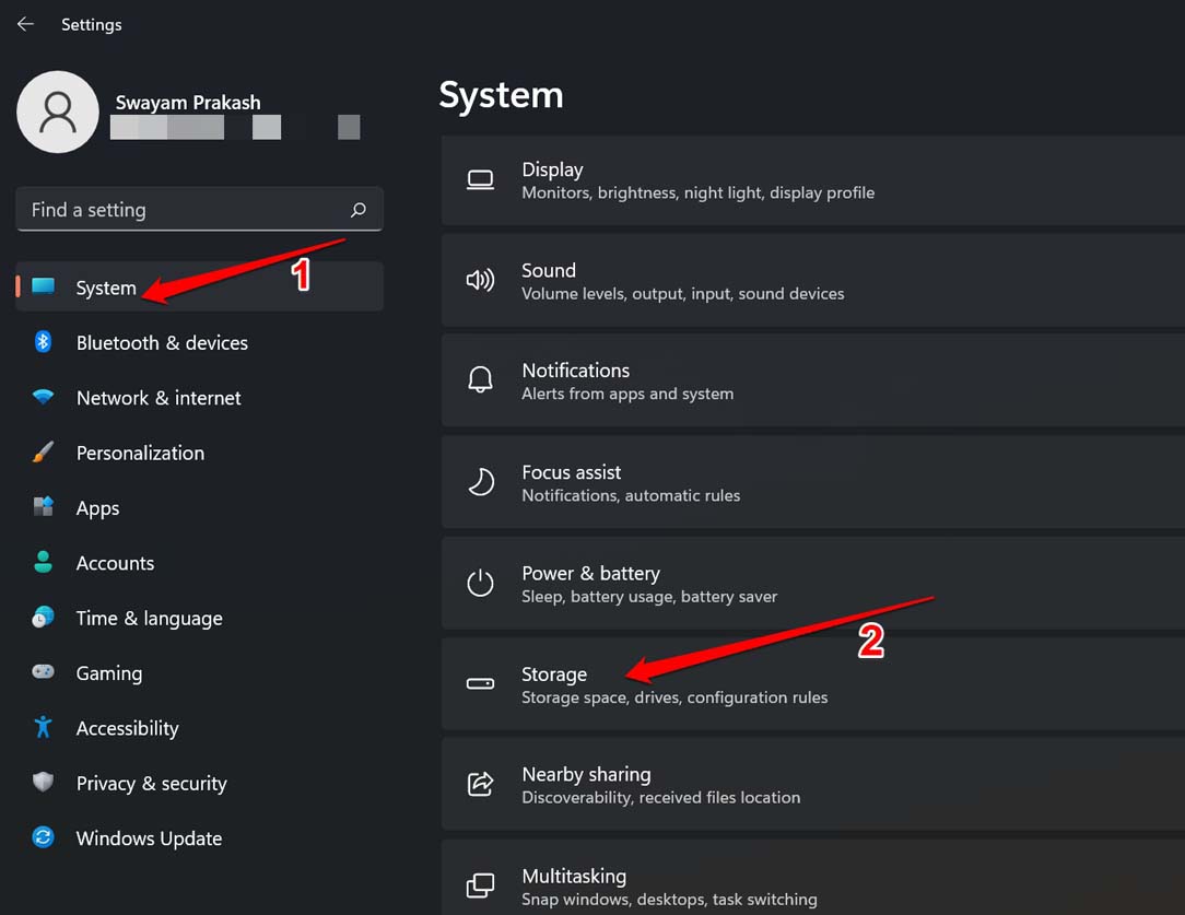 How to Fix WhatsApp Desktop is Not Downloading Images 13 storage config of Windows OS