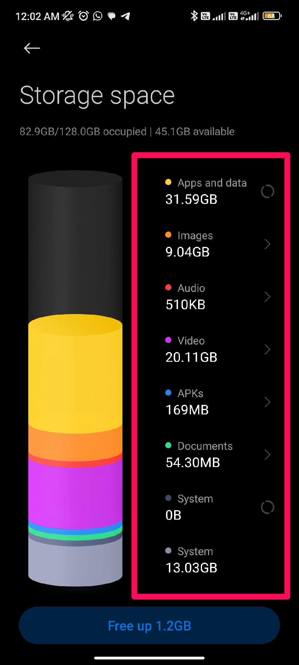 How to Fix Snapchat Export Not Working? 12 Check Storage Space