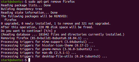 Firefox for Linux | Complete Installation Guide 15 sudo apt get remove firefox