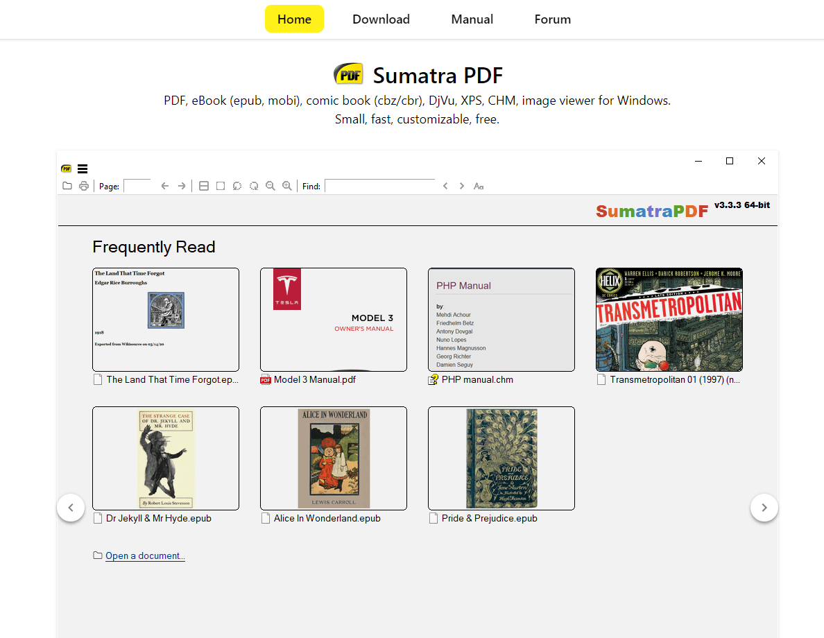 Top 10 Best Alternative Apps Like Adobe Acrobat 6 Sumatra PDF