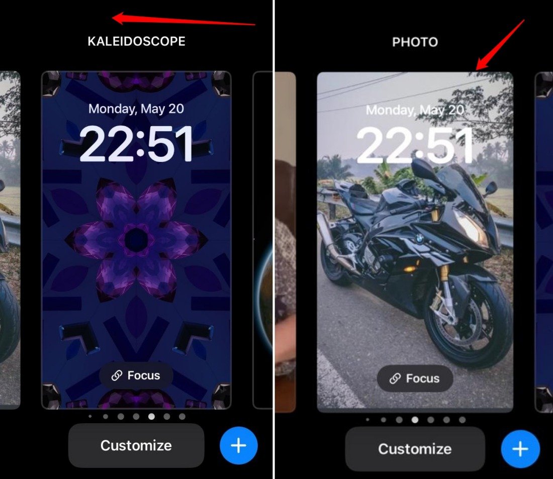How to Remove Widgets From iPhone Lock Screen 7 switch to another lock screen iOS