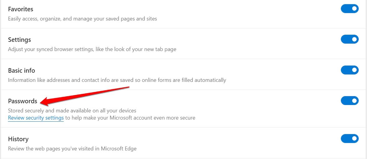Microsoft Edge Does Not Remember Passwords: Fix it Now 12 sync passwords on Edge