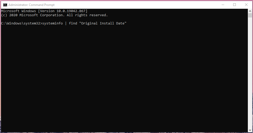 How to Check Date of Windows 10 OS Installation on PC? 6 systeminfo | find “Original Install Date”