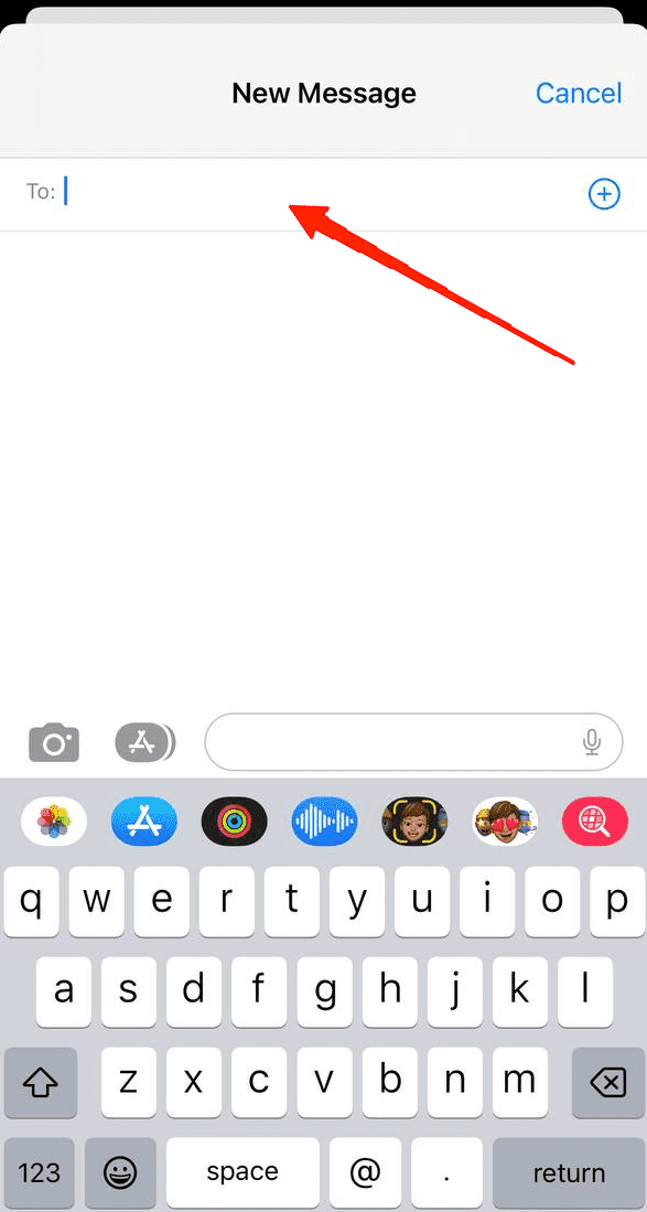 How to Use iMessage Group Chat on iPhone? 3 tap and select the contact from your contact list