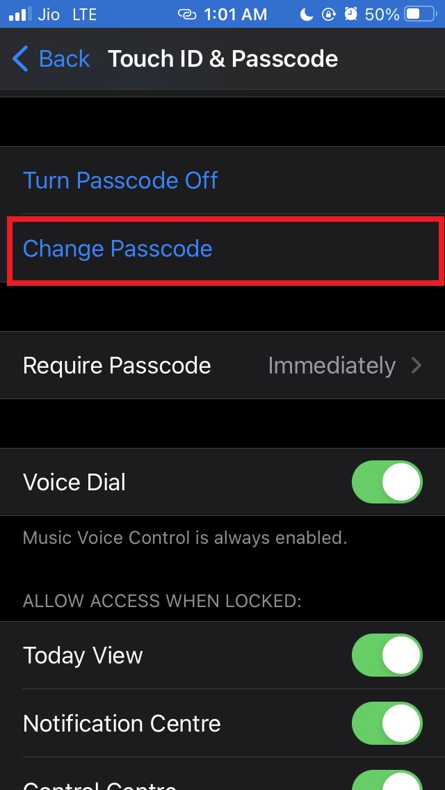 How to Switch to Four-Digit Passcode on iPhone and iPad? 3 tap change passcode