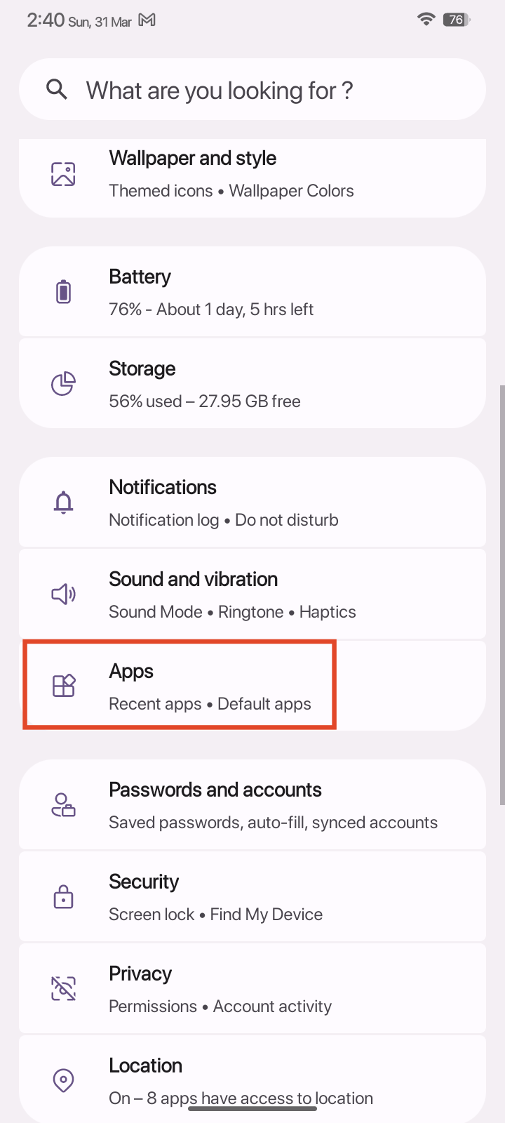 How to Fix Android Screen Rotation Not Working 9 tap on Apps