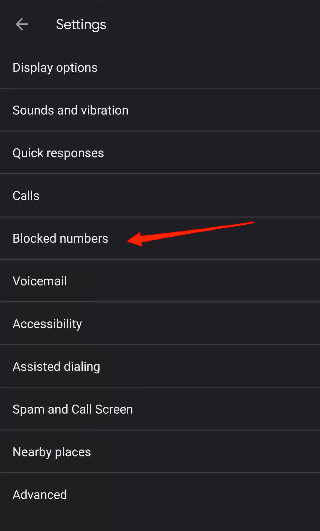 How to Fix Pixel 8 Pro Incoming Calls Going to Voicemail Without Ringing 4 tap on Blocked Numbers