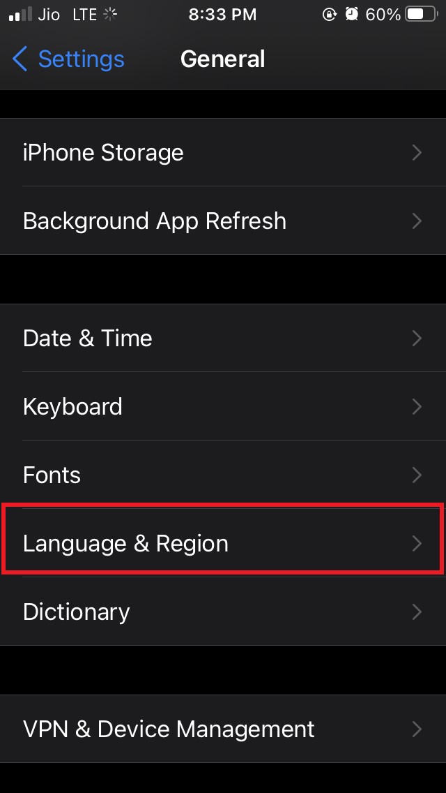 How To Fix App Not Available Error on App Store in iPhone? 12 tap on Language and region