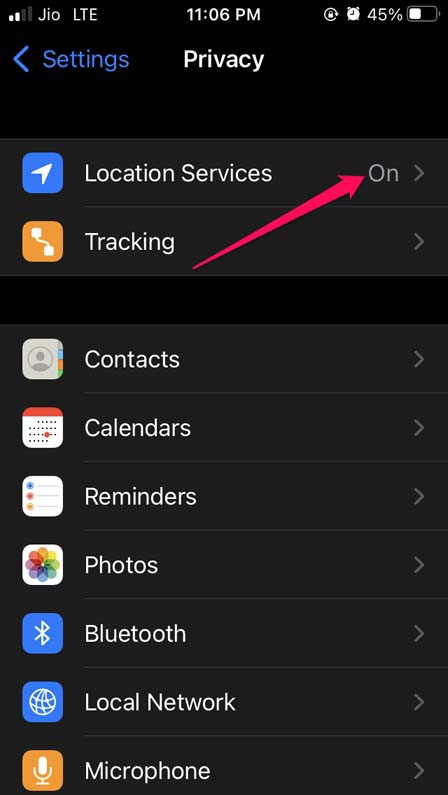 iOS 15 Battery Discharging Quickly: How to Fix 5 tap on Location services