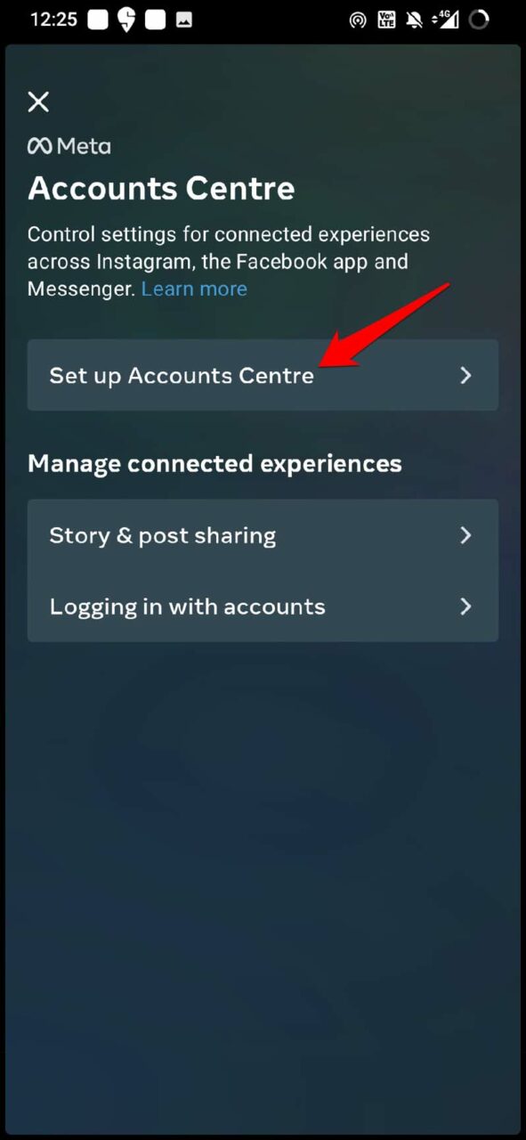 Instagram Action Blocked Message: How To Fix 6 tap on Setup accounts here