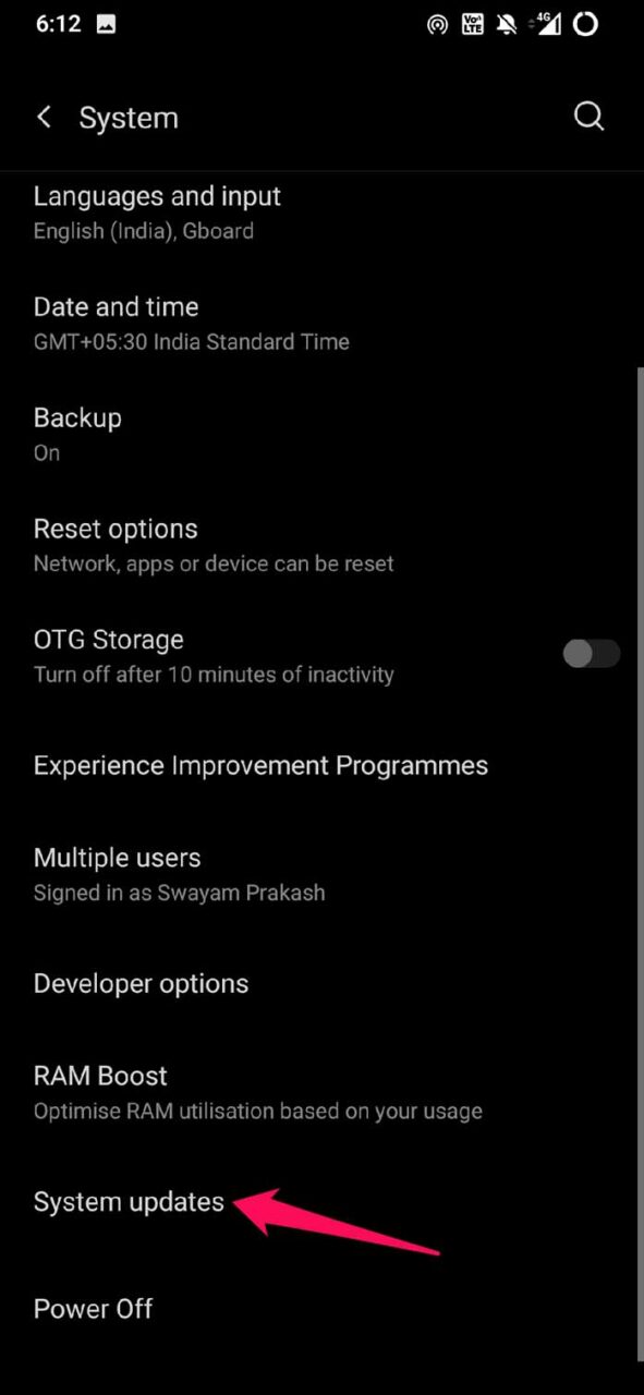 Widgets Not Updating on Android: How to Fix 7 tap on System Updates Android