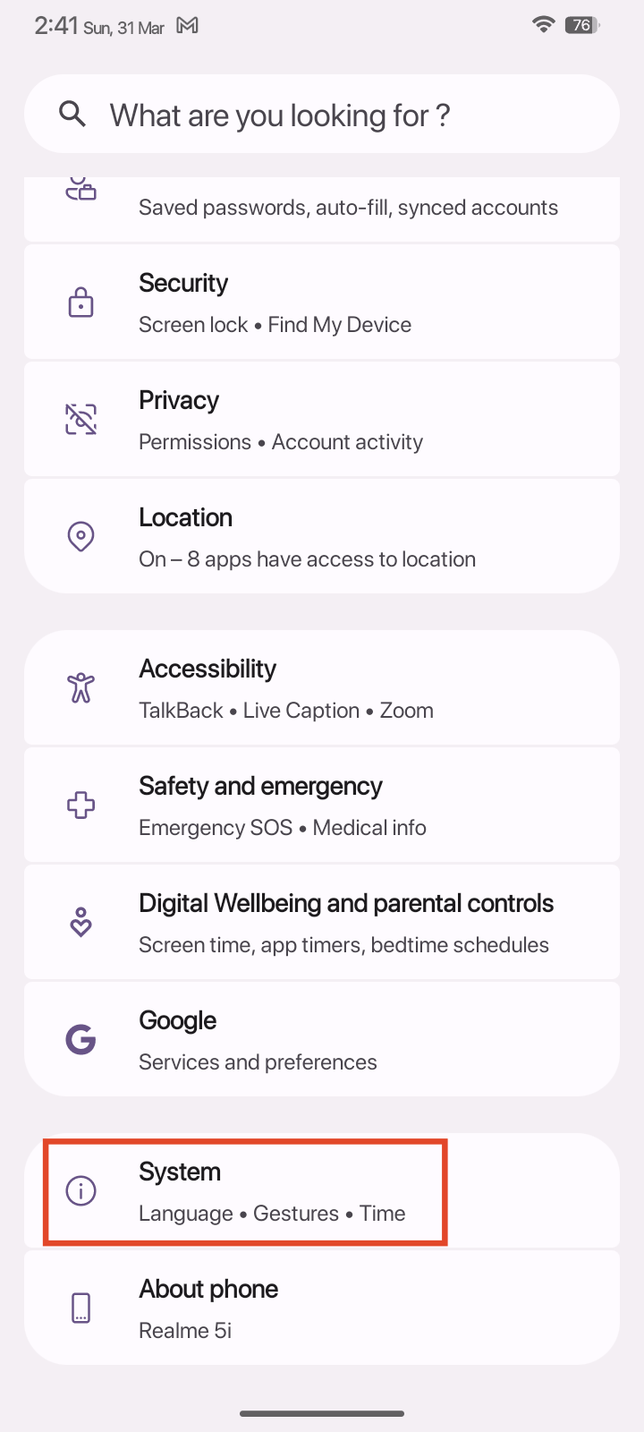 How to Fix Android Screen Rotation Not Working 22 tap on System