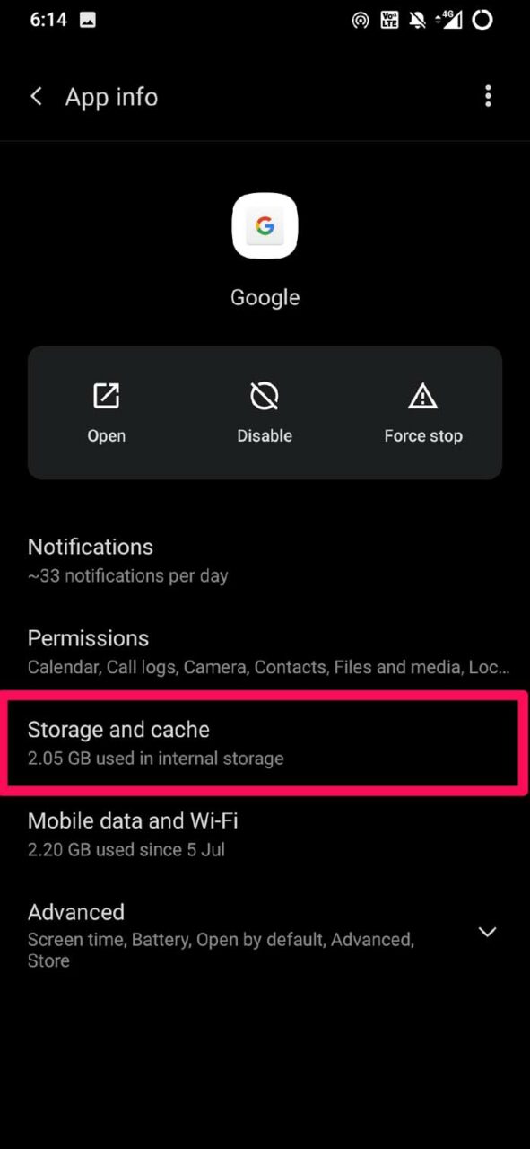 Widgets Not Updating on Android: How to Fix 13 tap on app storage and cache