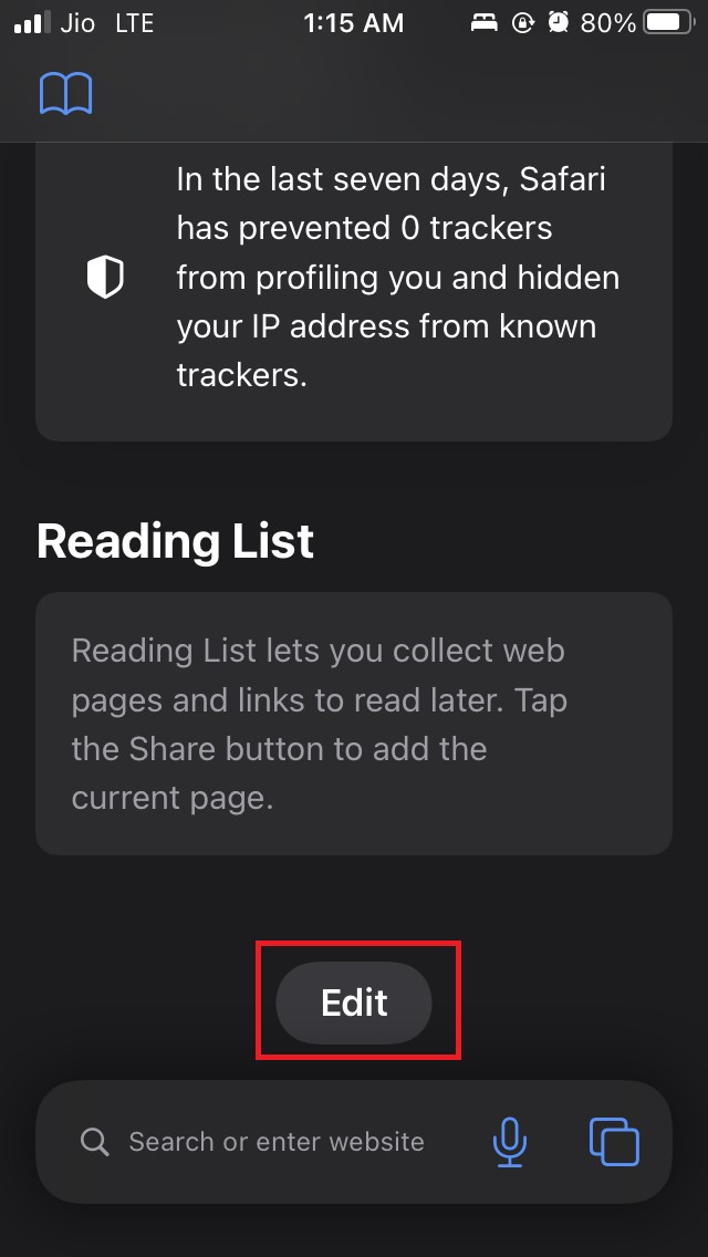 How to Customize Background Image on Safari Browswer for iOS 15? 2 tap on edit