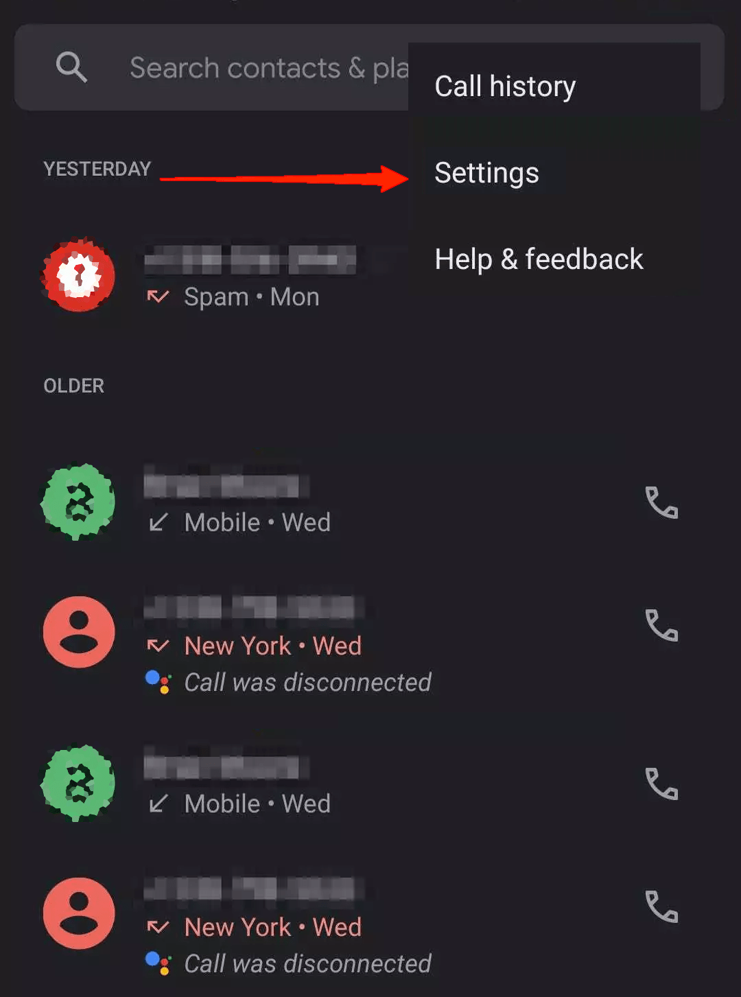 How to Fix Pixel 8 Pro Incoming Calls Going to Voicemail Without Ringing 3 Now, tap on the Settings option