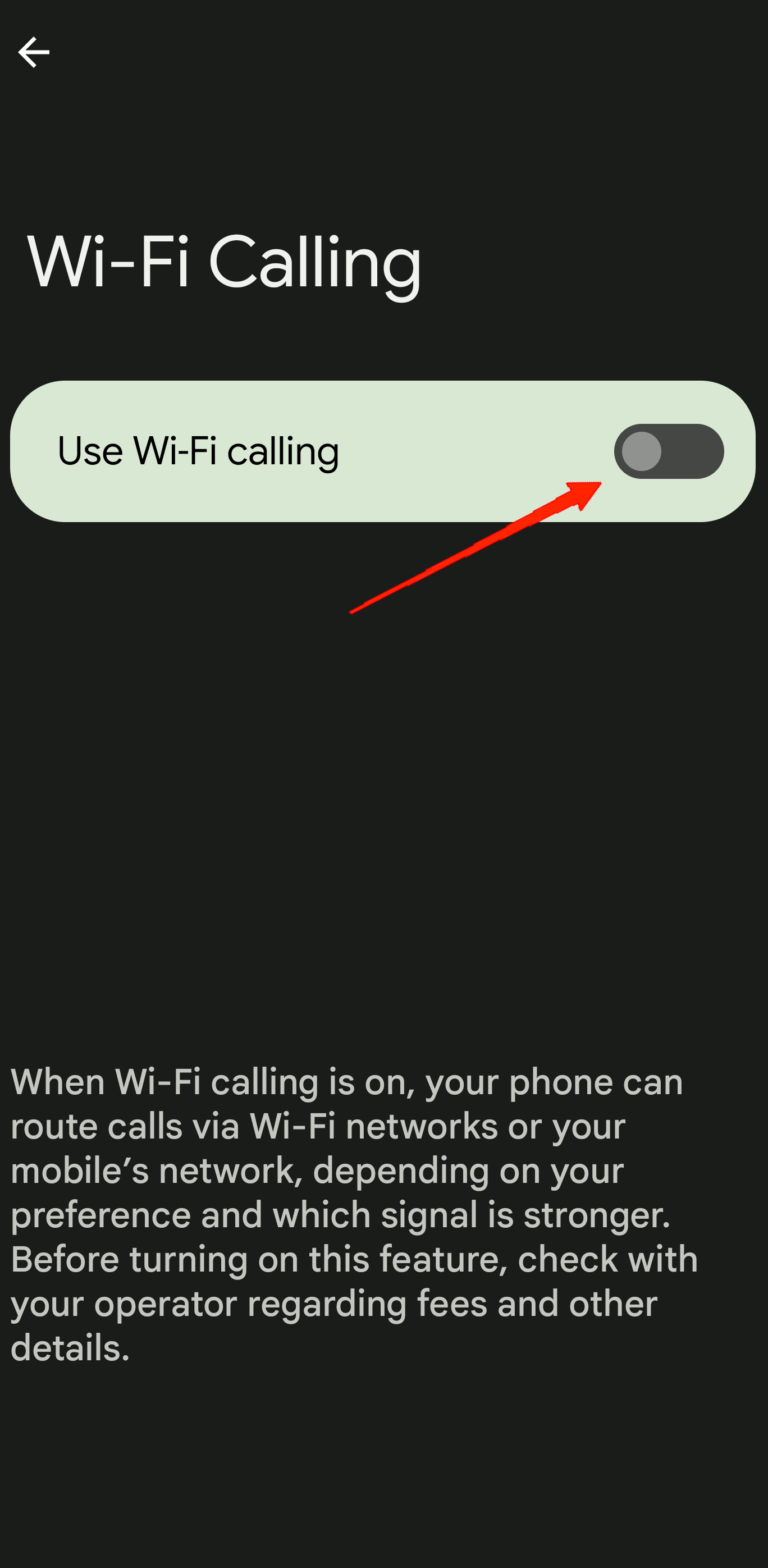 How to Fix Pixel 8 Pro Incoming Calls Going to Voicemail Without Ringing 12 tap on the toggle to turn it back off