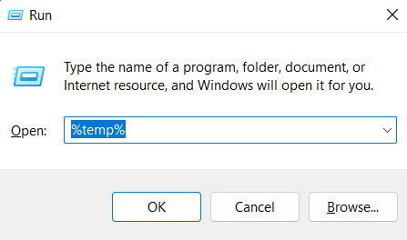 Clear Temp Files