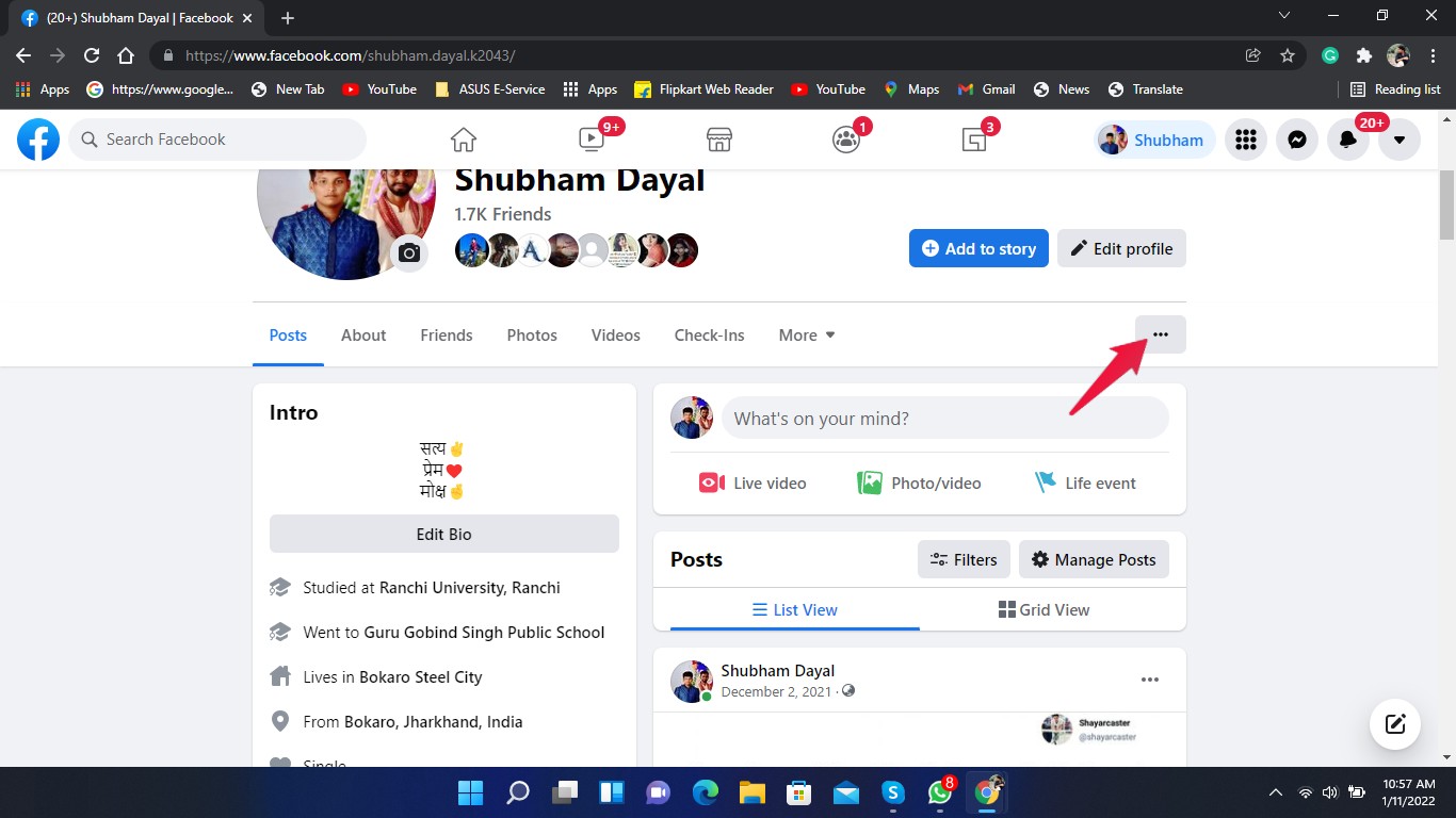 How to Find Recently Watched Videos on Facebook? 4 three dots