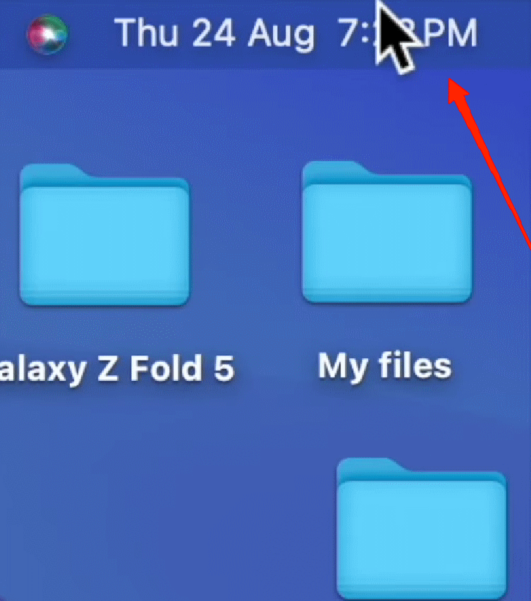 How to use iPhone Widgets on Mac? 5 click on the time reading on the menu bar