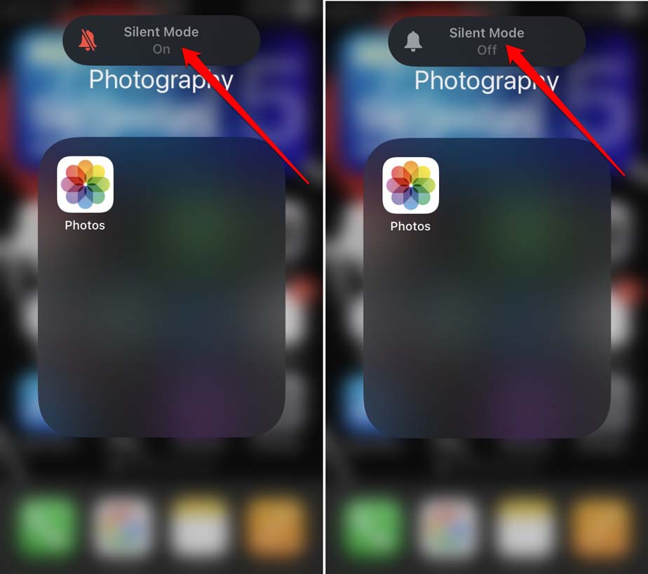 How to Fix No Audio When Recording Videos on iPhone? 5 toggle silent mode on iPhone