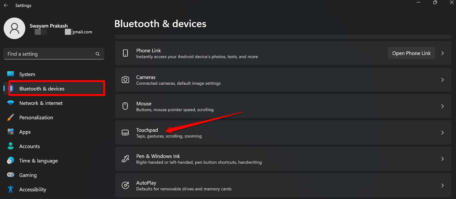 How to Fix Pinch to Zoom Not Working Windows 11? 2 touchpad settings windows