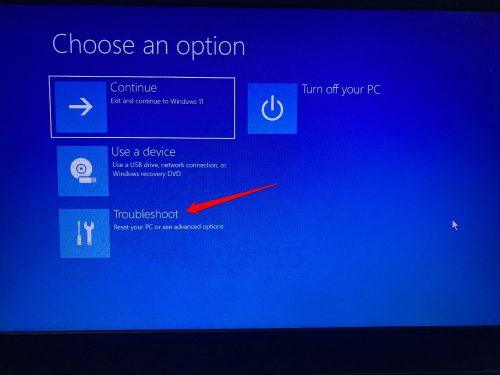 How to Fix Startup Repair Can’t Repair This Computer Automatically in Windows 4 troubleshoot option in Windows advanced startup