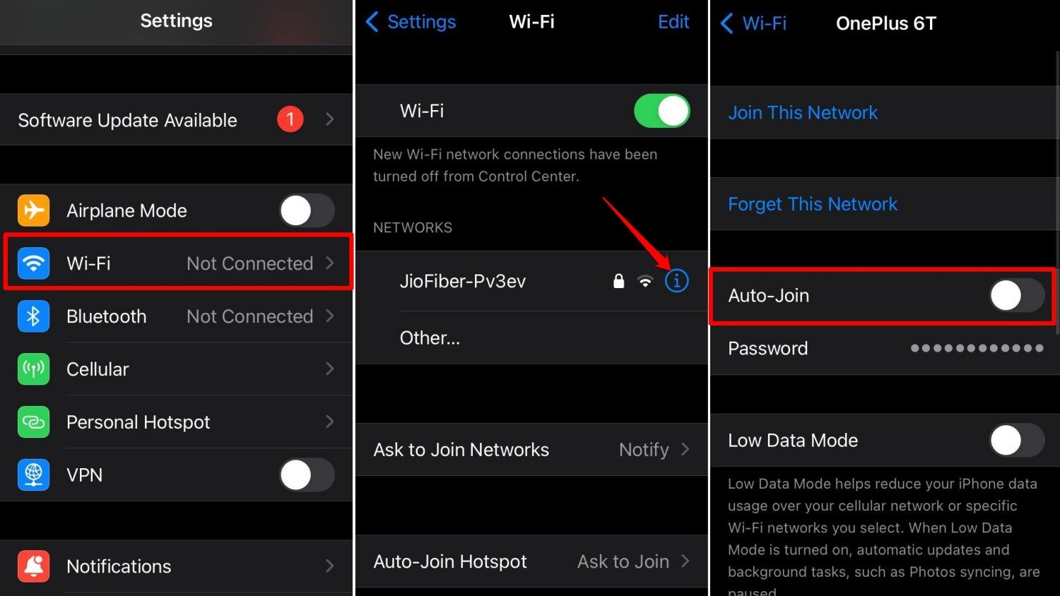 Fix Access Blocked: Site does not Comply with Google's Policy 5 turn off WiFi auto join on iOS