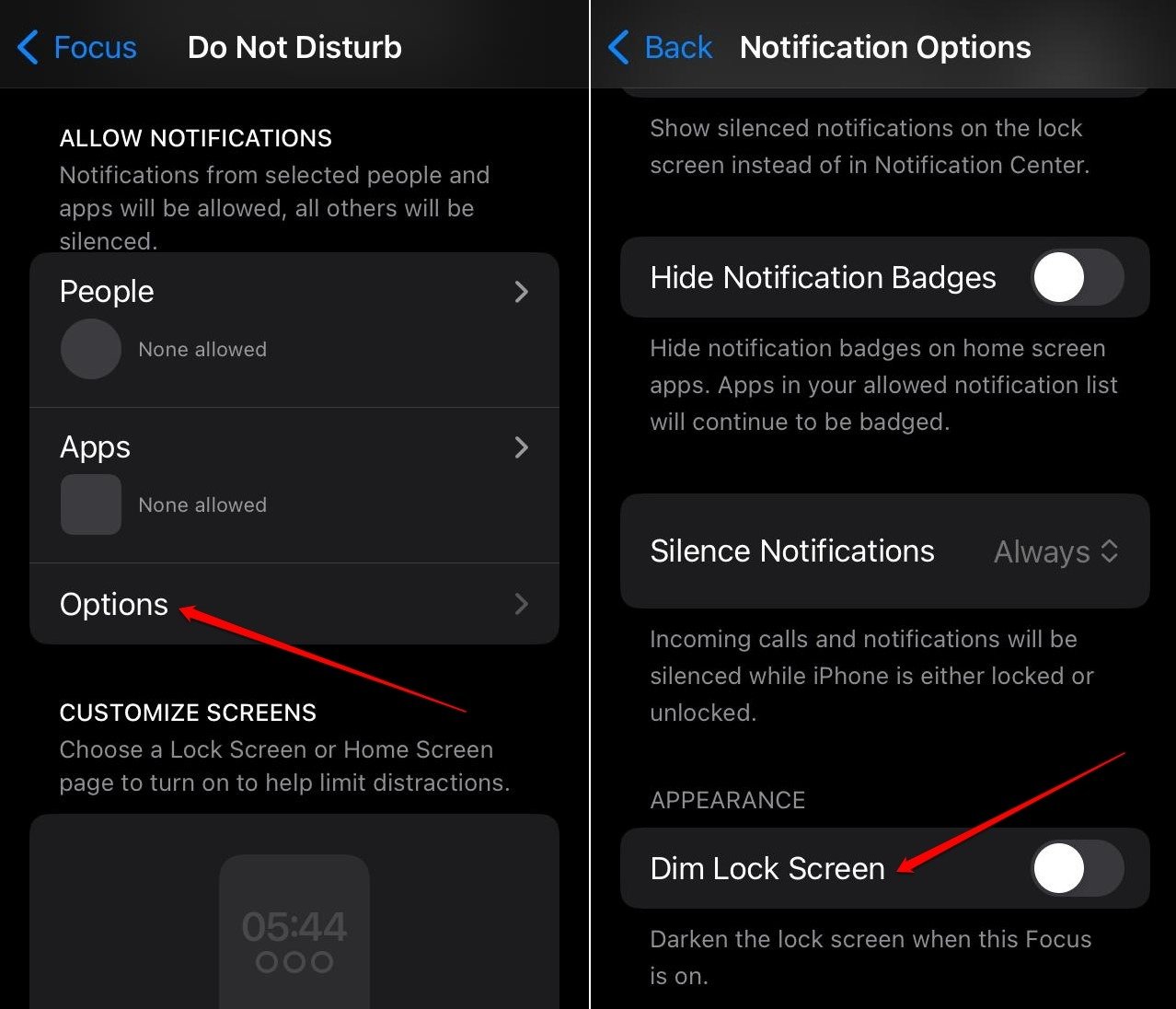 How to Fix iPhone Brightness Auto Changing 9 turn off dim lock screen