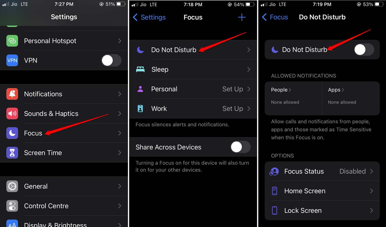 How to Fix Delayed Notifications on iPhone 7 turn off do not disturb