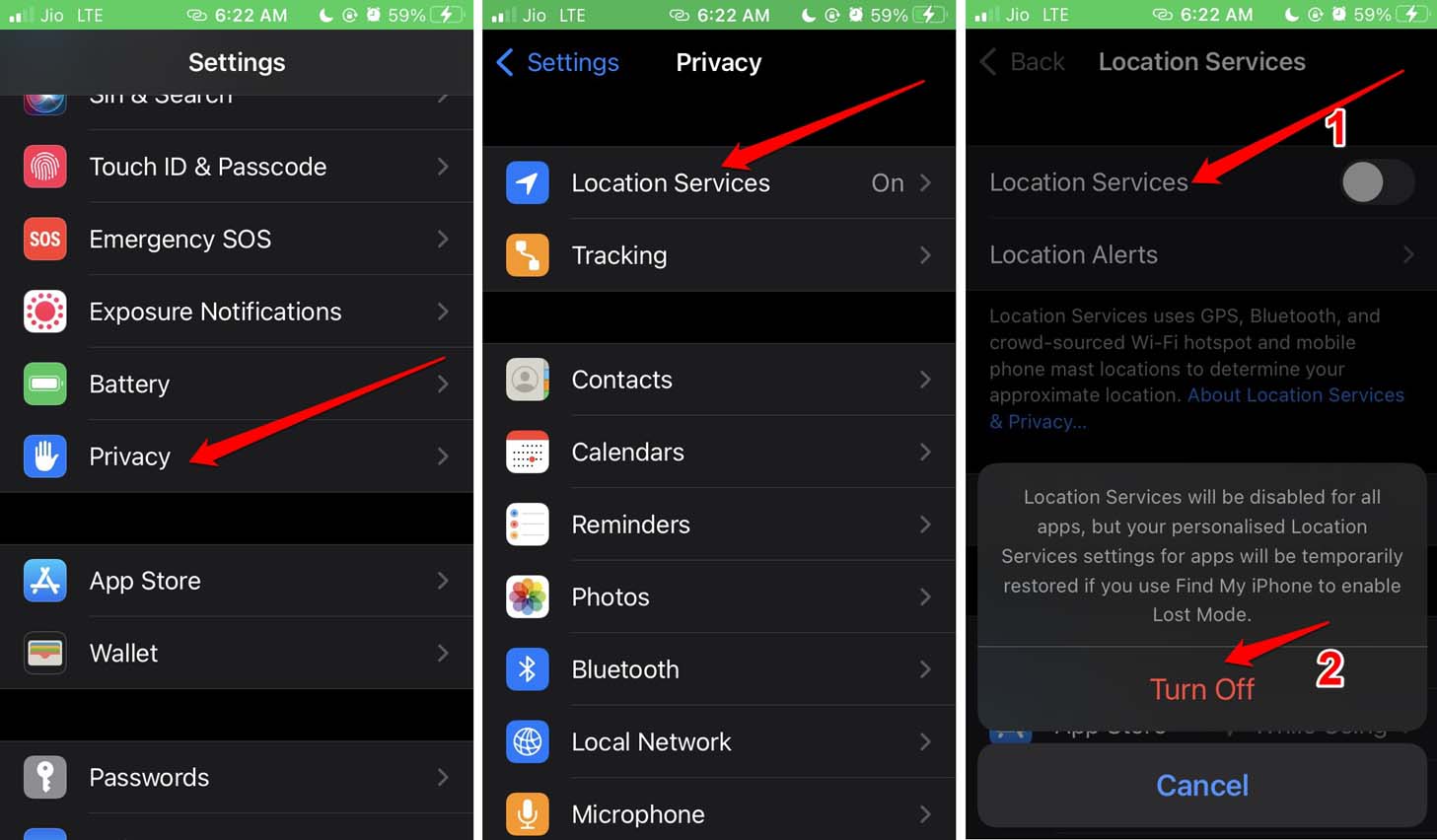 How to Fake Location on Google Maps: Android and iPhone 10 turn off location on iPhone