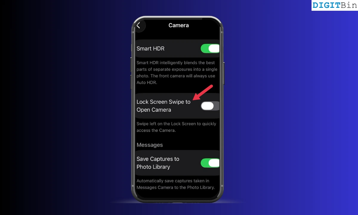 I removed the camera from iPhone lock screen in iOS 26 to prevent strange pocket photos 1 turn off lock screen swipe to open camera on iPhone iOS 26