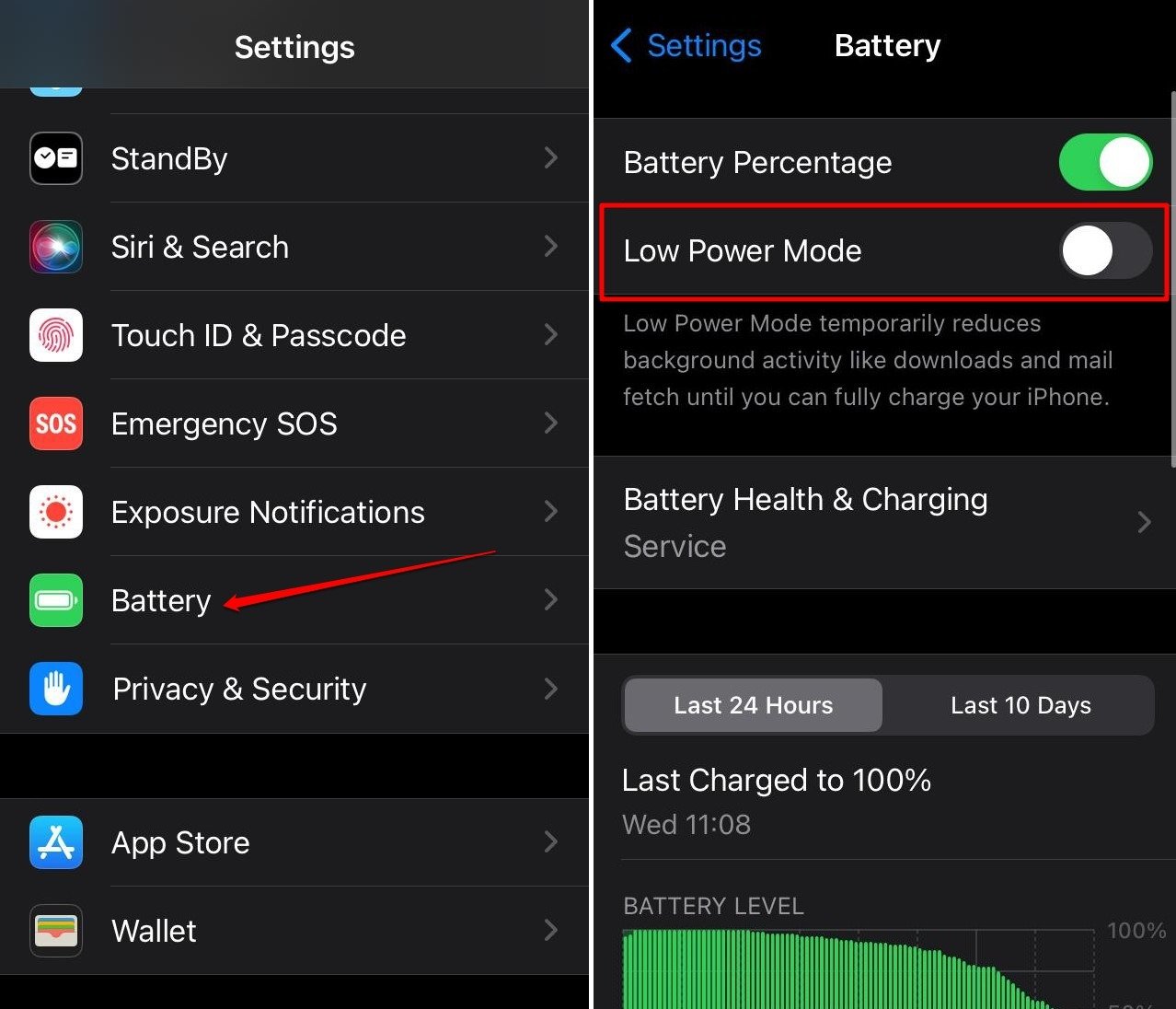 How to Fix iPhone Brightness Auto Changing 6 turn off low power mode on iOS 17