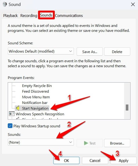 How to Enable or Disable Mouse Click Sound in Windows 11 7 turn off mouse click sound on Windows