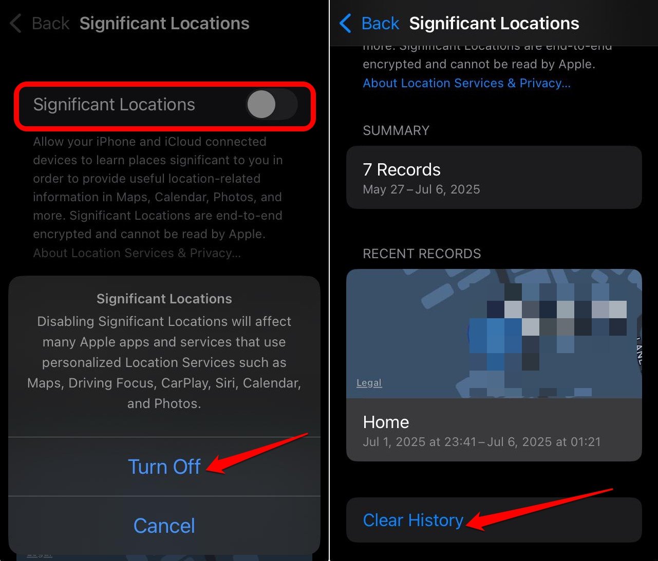 5 iPhone Settings I Changed to Make My Old iPhone Super Fast 7 turn off significant locations on iOS
