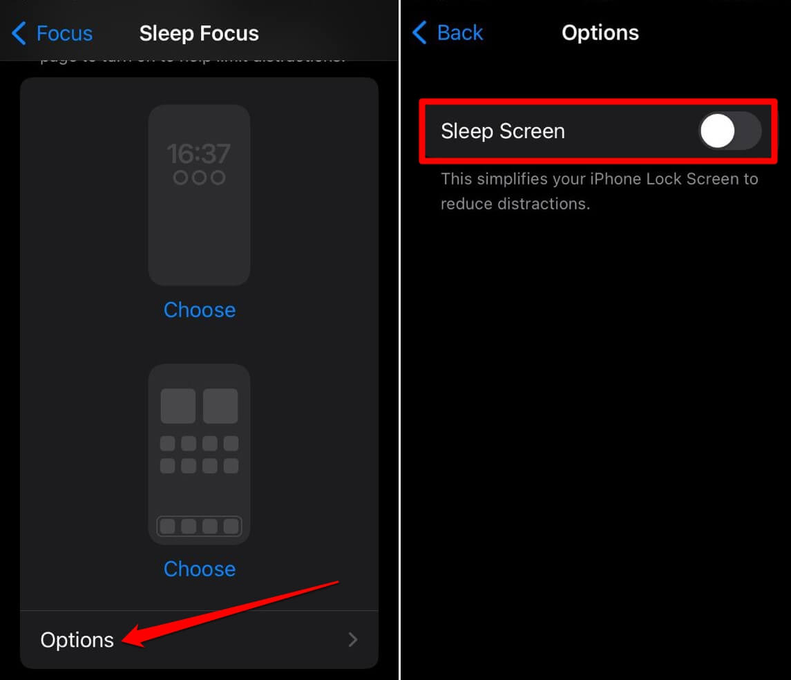 How to Fix Home Screen Wallpaper Appear Blurry on iPhone 7 turn off sleep screen in iPhone sleep focus