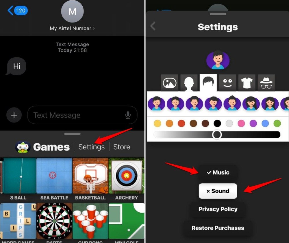 How to Play iMessage Games on iPhone 9 turn off sound for iMessage games