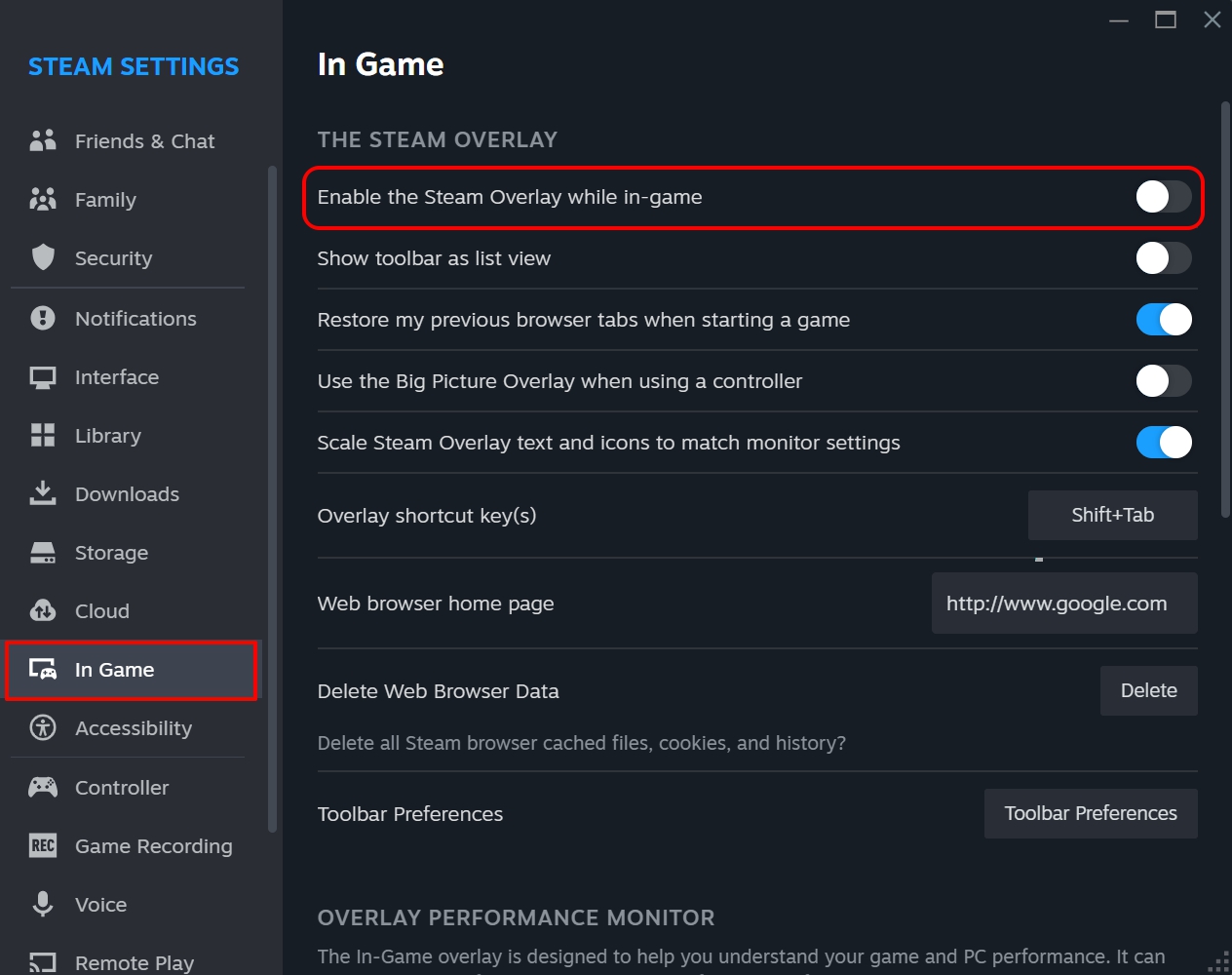 How I prevented Steam WebHelper from using too much Memory 9 turn off steam overlay
