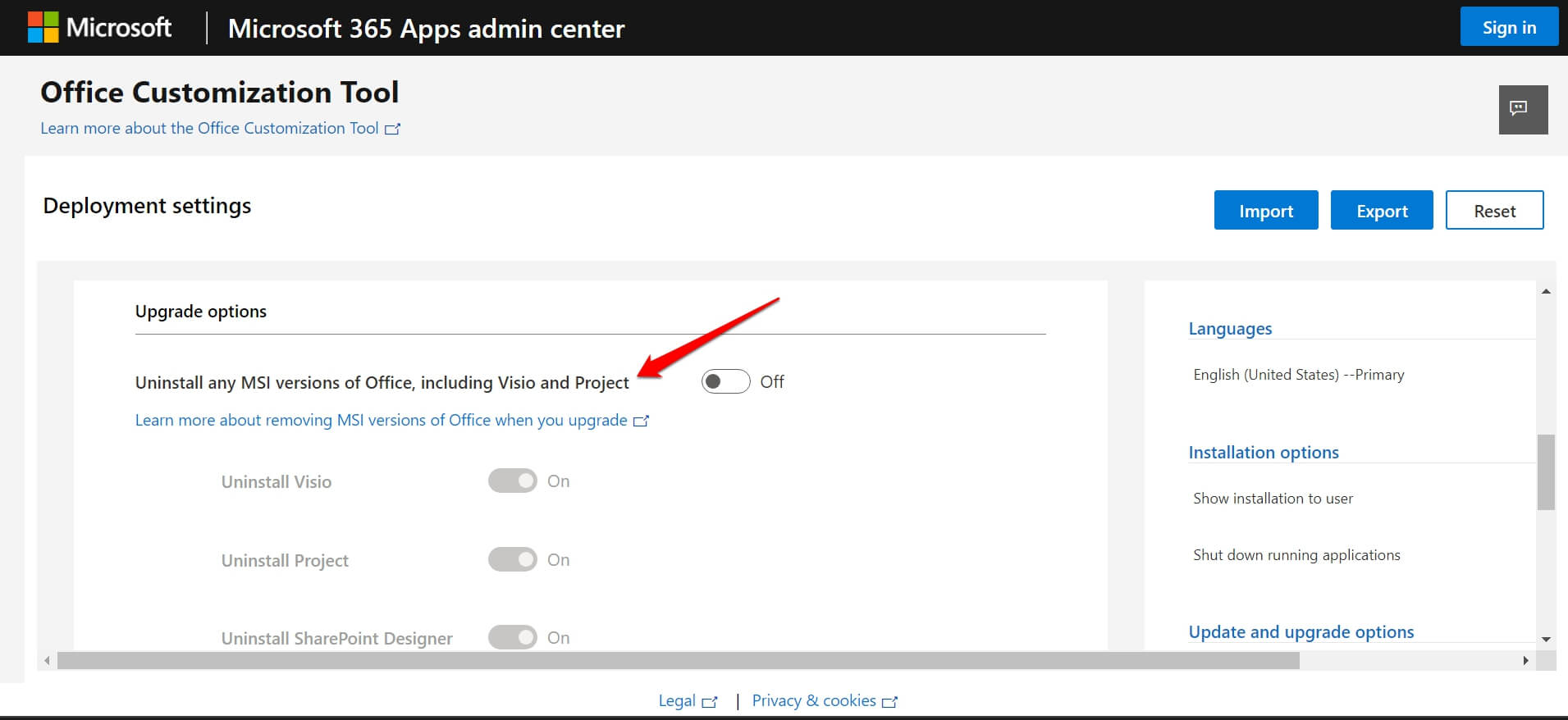 How to Download and Install MS Office Professional 2021 for Free 7 turn off uninstalltion of MSI version of MS Office