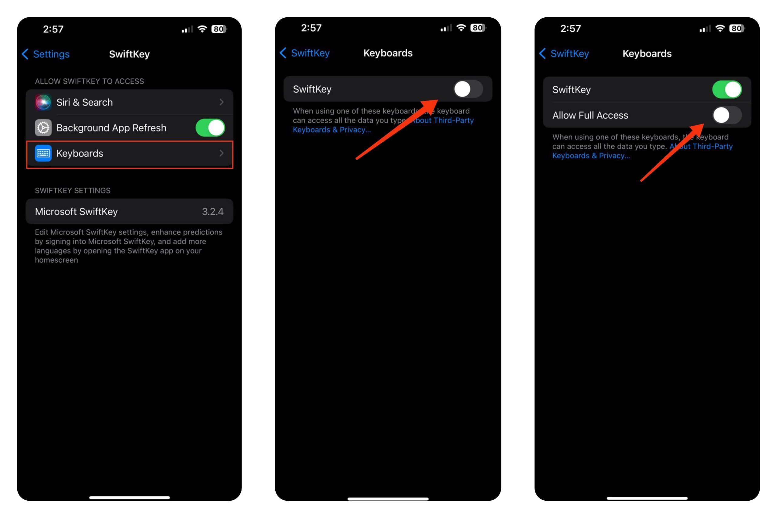 How to Change Keyboard on iPhone: Ultimate Guide 7 turn on SwiftKey